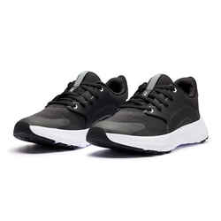 WOMEN'S STANDARD WALKING TRAINERS SW500.1 BLACK