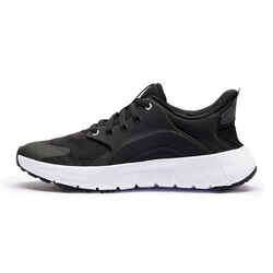 WOMEN'S STANDARD WALKING TRAINERS SW500.1 BLACK