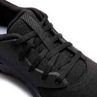 MEN'S STANDARD WALKING SHOES SW500.1 - BLACK