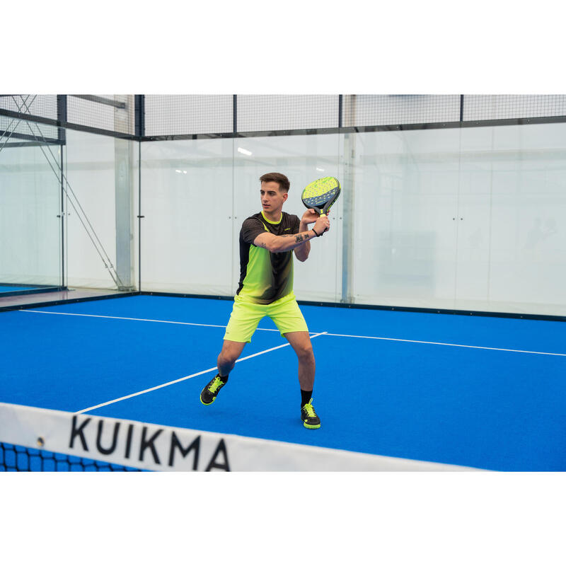 Încălțăminte padel Kuikma PS 500 Negru/Galben Bărbați