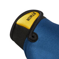 Kids' Cycling Fingerless Gloves - Blue