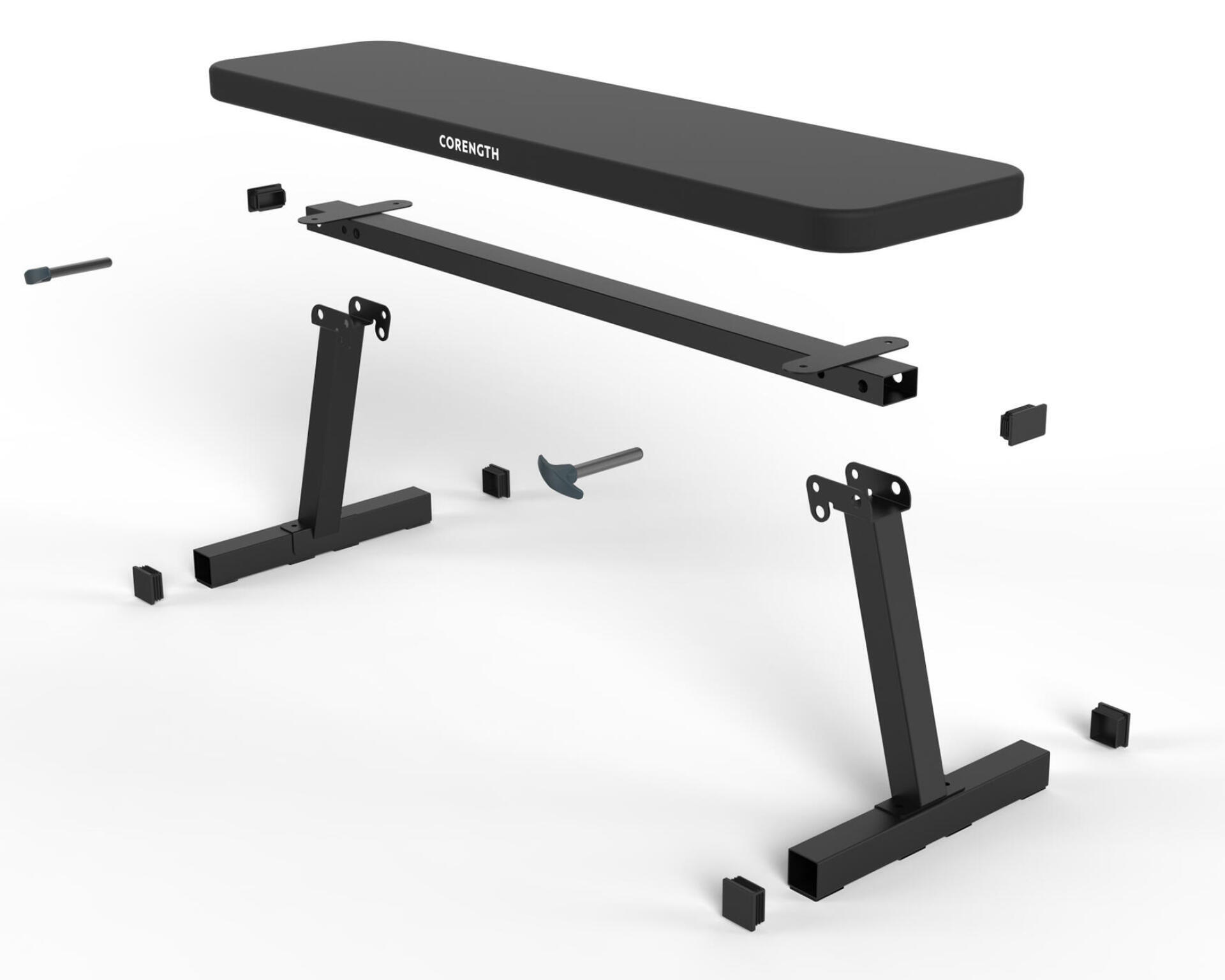 Inklapbare fitnessbank Bench 100 Corength
