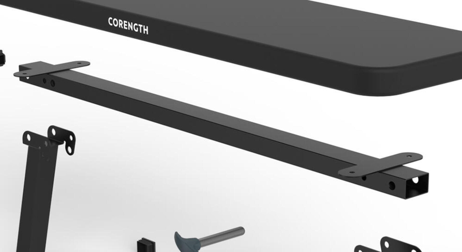 Inklapbare fitnessbank Bench 100 Corength