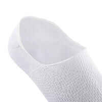 Invisible walking socks - pack of 2 pairs - white/grey