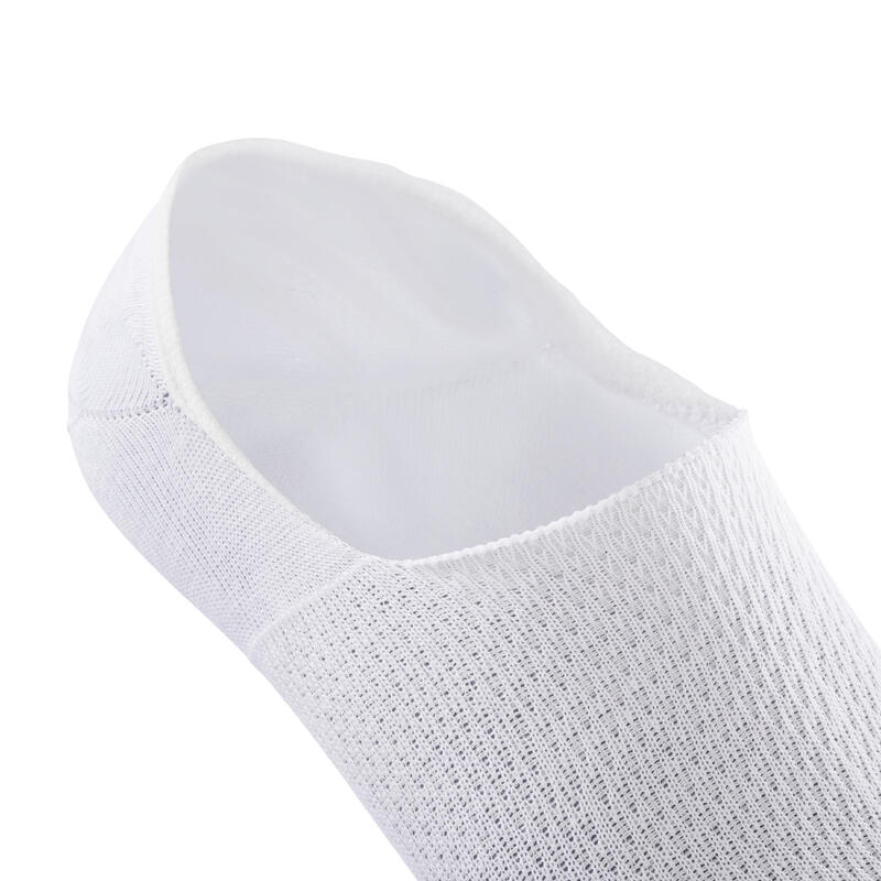 Socken Invisible 2er Pack - weiss/grau 