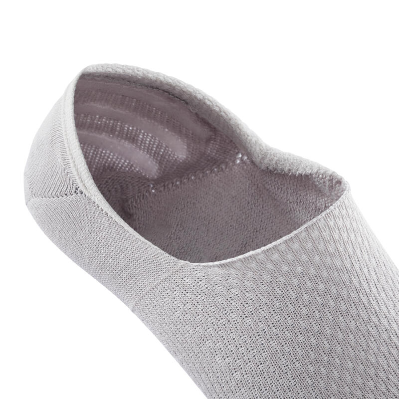 Socken Invisible 2er Pack - weiss/grau 