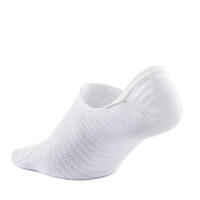 Invisible walking socks - pack of 2 pairs - white/grey