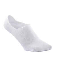 Invisible walking socks - pack of 2 pairs - white/grey