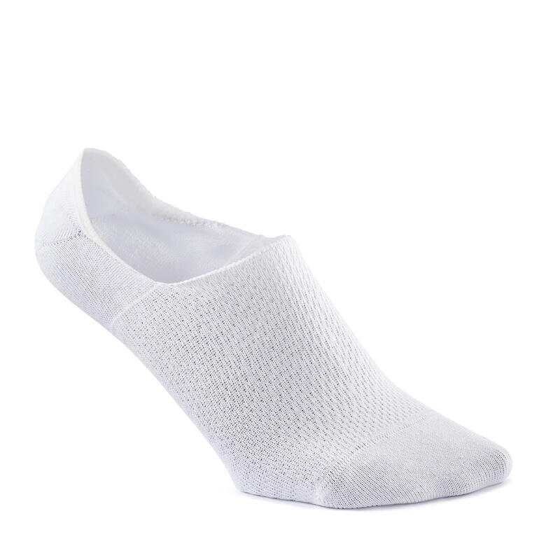 Calze invisibili camminata URBAN WALK bianco-grigio x2