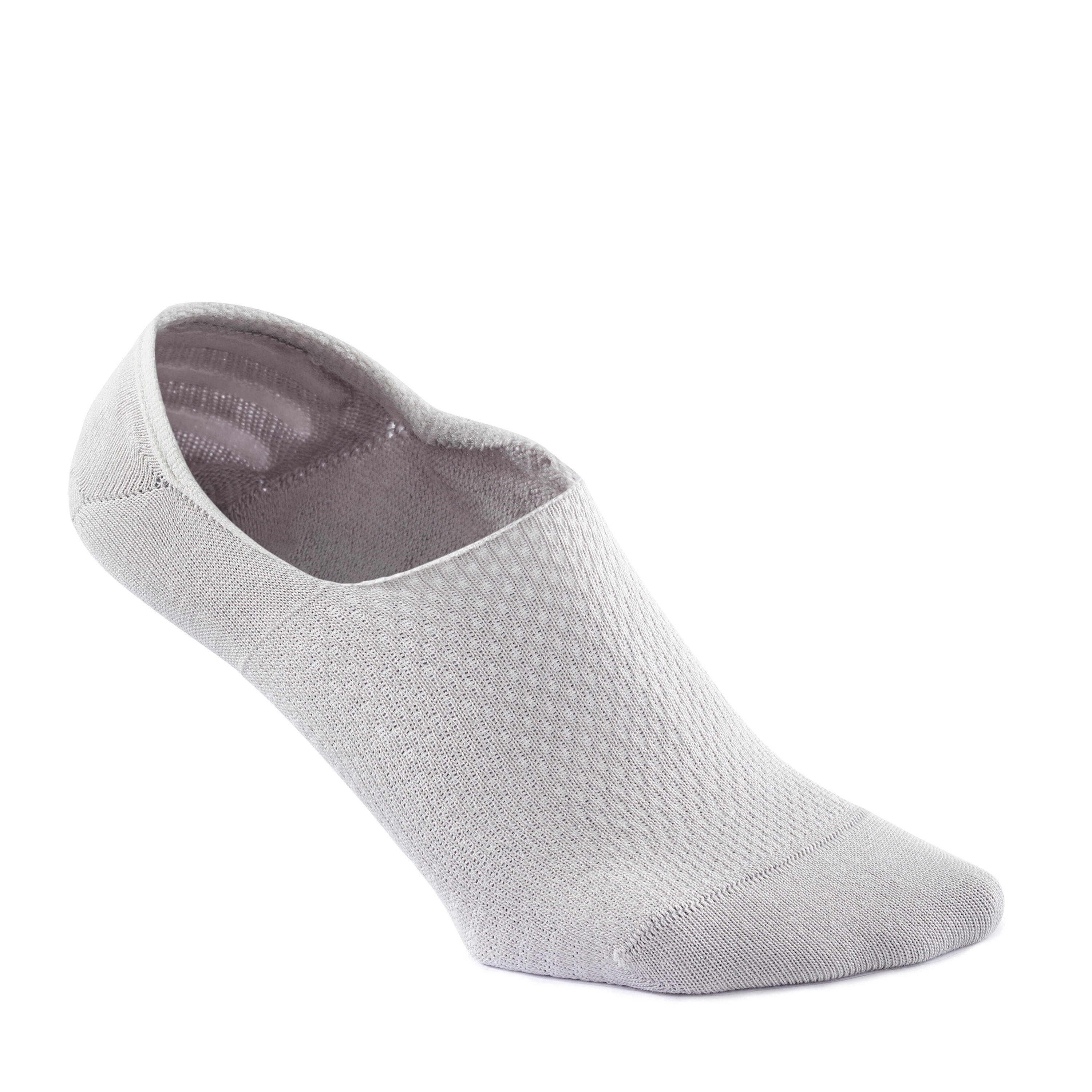 Invisible walking socks - pack of 2 pairs - white/grey 2/9