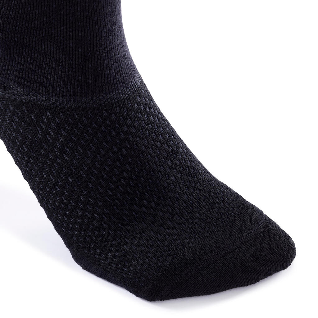 Vysoké ponožky Deocell 2 páry Héritage2 Decathlon bielo-čierne