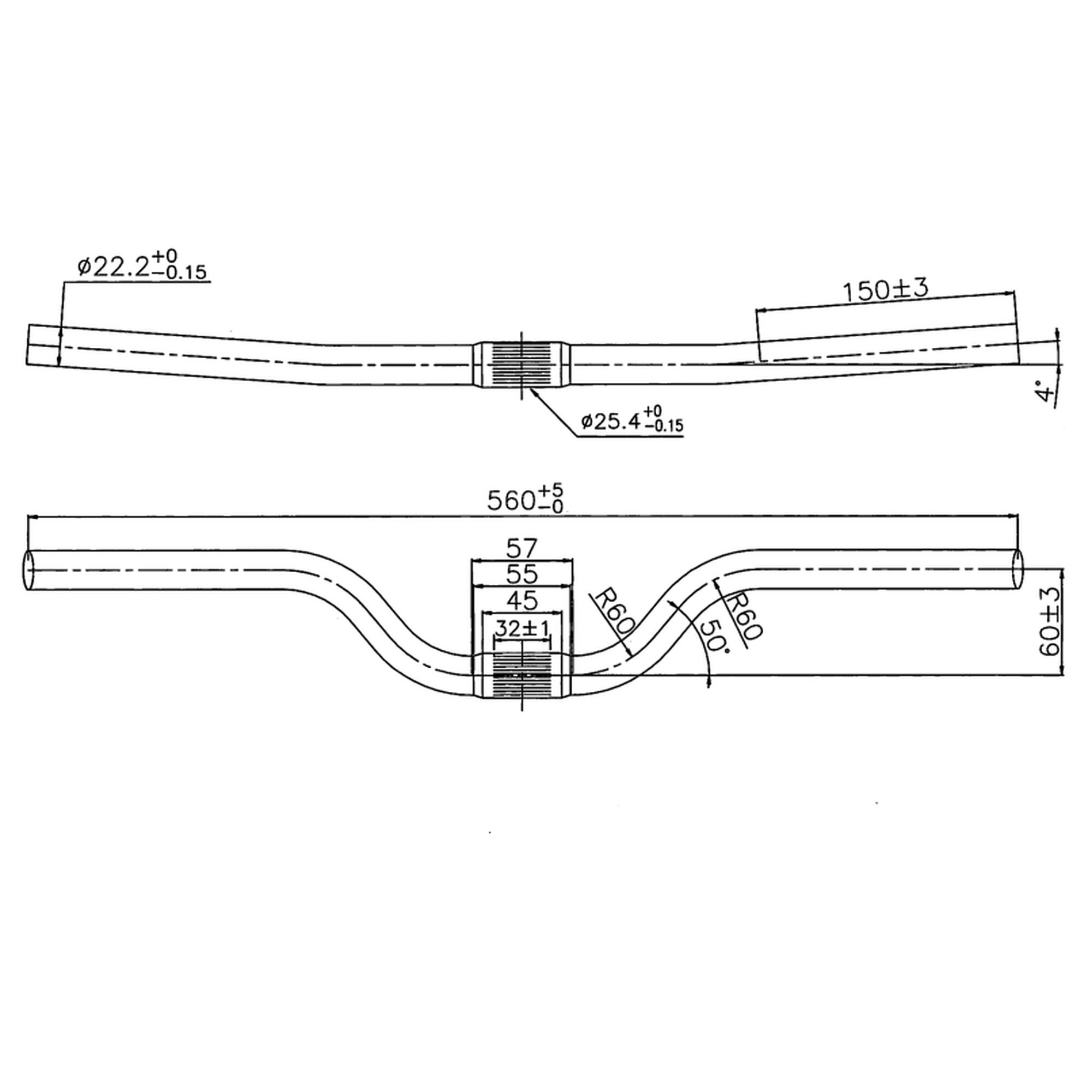 Ghidon 620mm 25,4mm