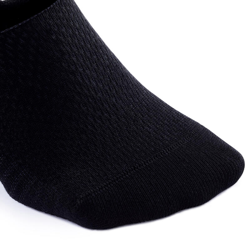 Chaussettes de marche invisibles noires - lot de 2 paires