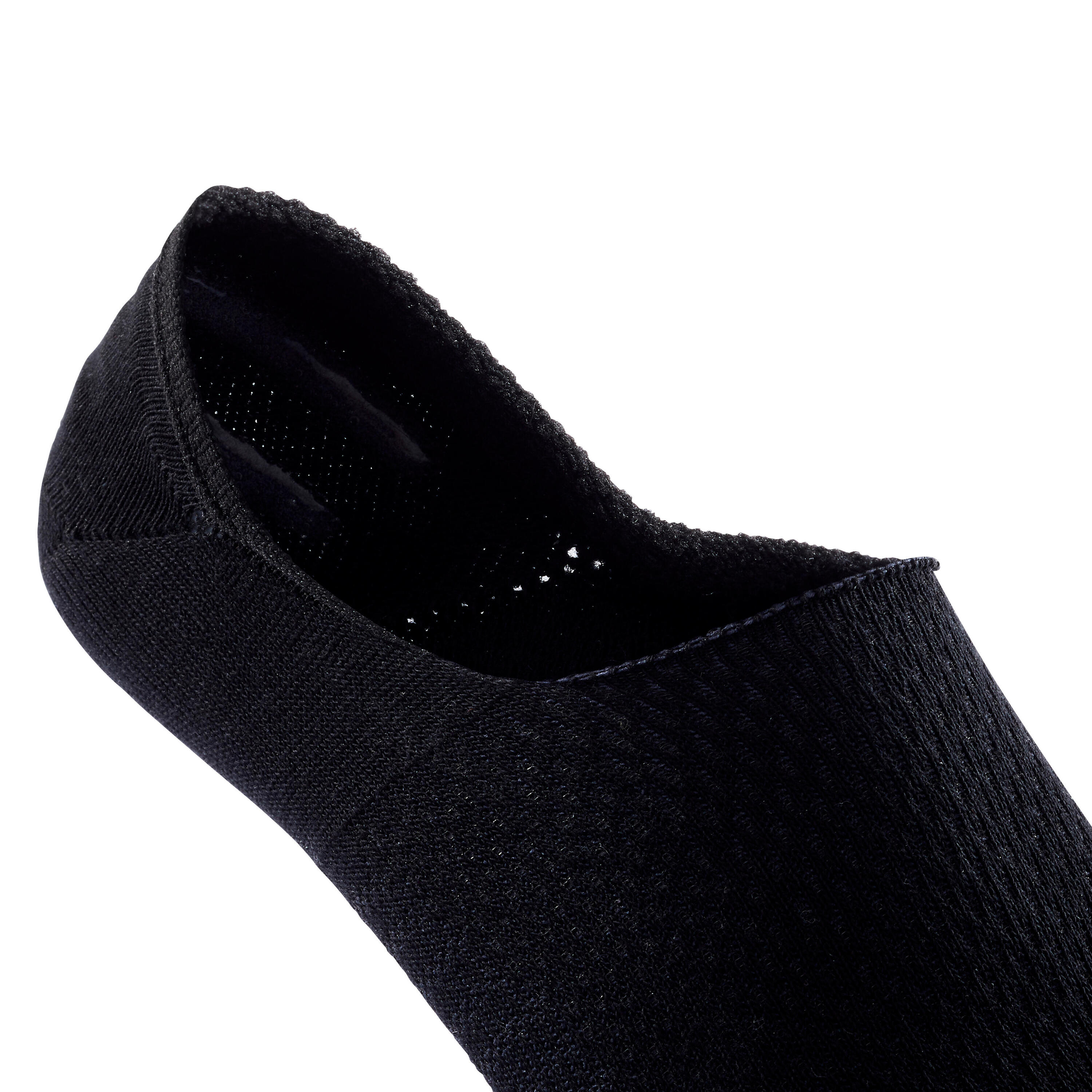 Invisible walking socks - pack of 2 pairs - black 2/4