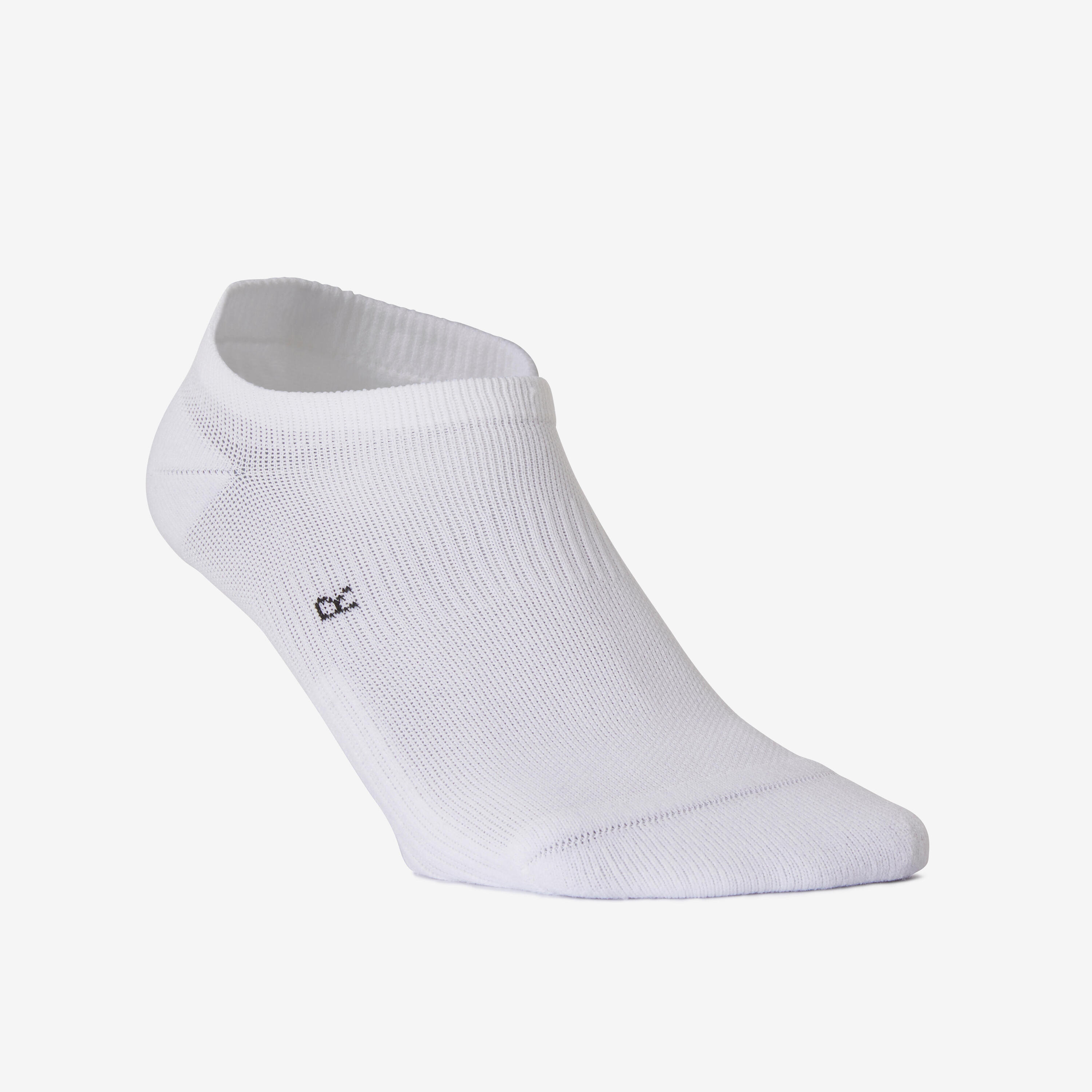 DOMYOS Women's Invisible Socks x 2 - White