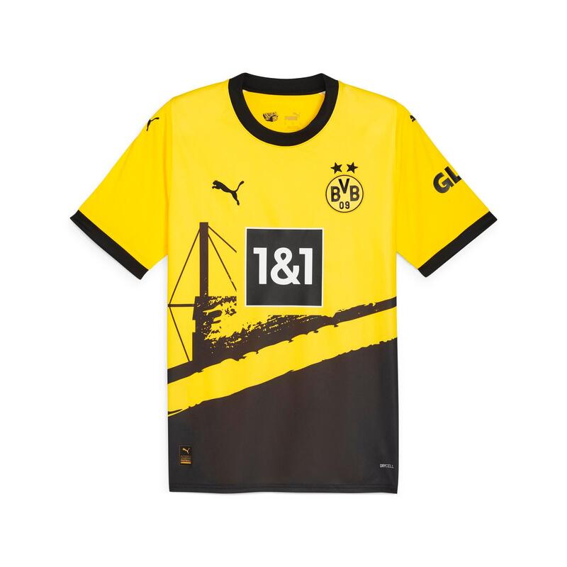 Voetbalshirt voor volwassenen Borussia Dortmund thuiswedstrijden seizoen 23/24