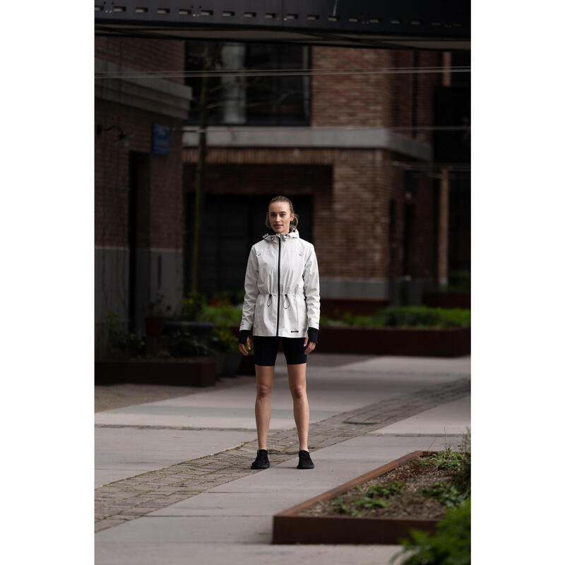 Colanți scurți Alergare Jogging KIPRUN Run 100 Negru Damă