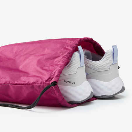 Bolsa Zapatillas Fitness Violeta Oscuro Plegable