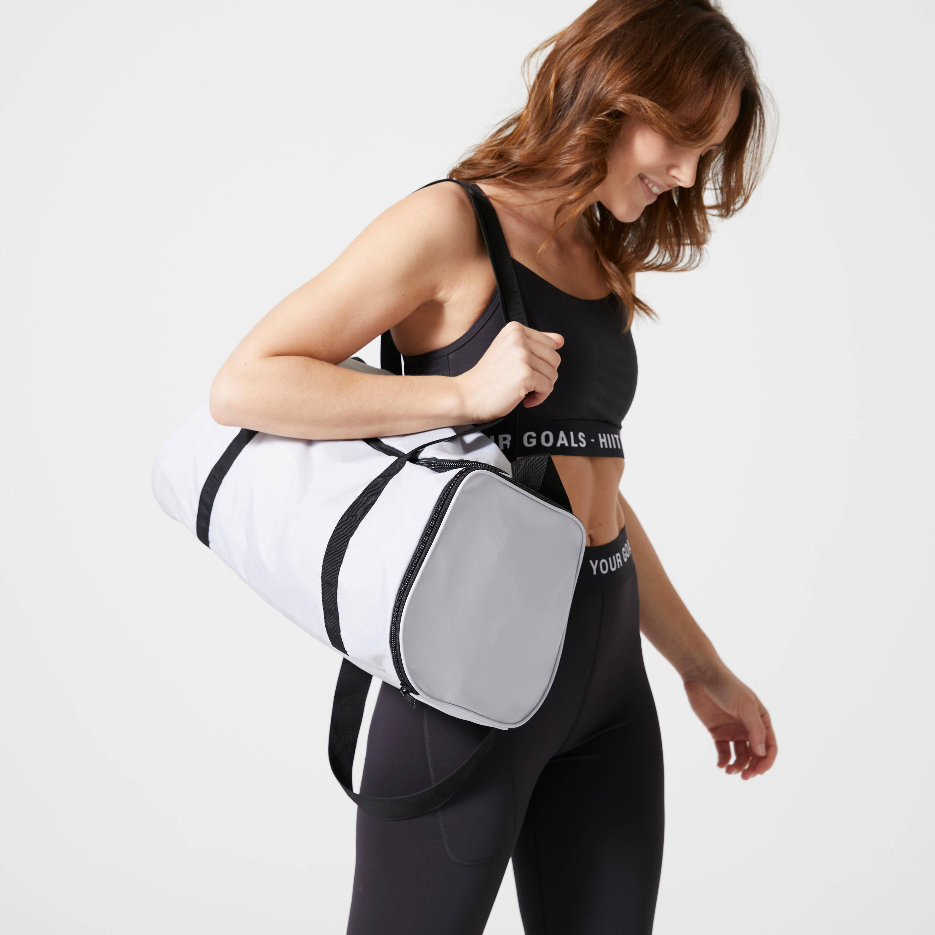 20 L Fitness Bag - Light Grey -  2