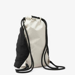 Fitness Backpack 15L - Beige and Black