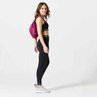 Bolsa Zapatillas Fitness Violeta Oscuro Plegable