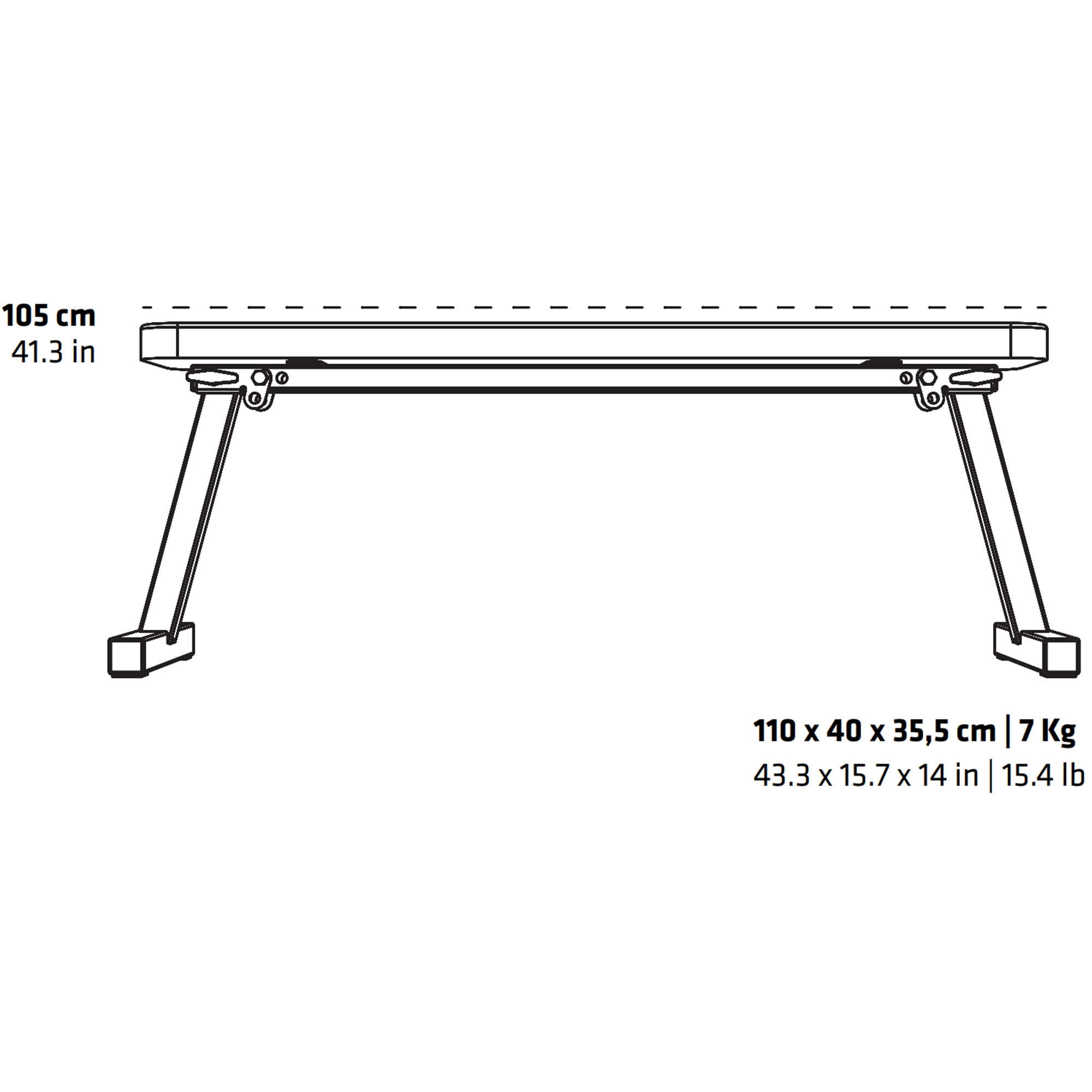 Banc musculation pliable Bench 100 Corength 