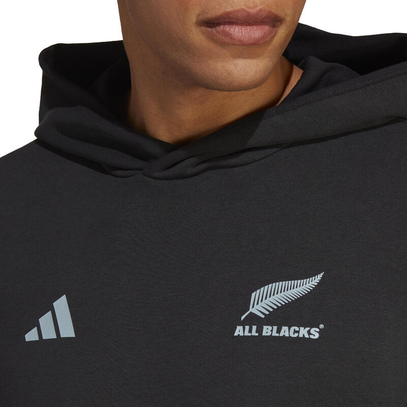 HOODIE DE RUGBY SUPPORTERS ALL BLACKS ADULTE NOIR