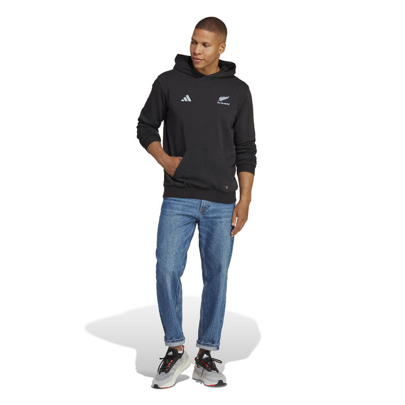 HOODIE DE RUGBY SUPPORTERS ALL BLACKS ADULTE NOIR