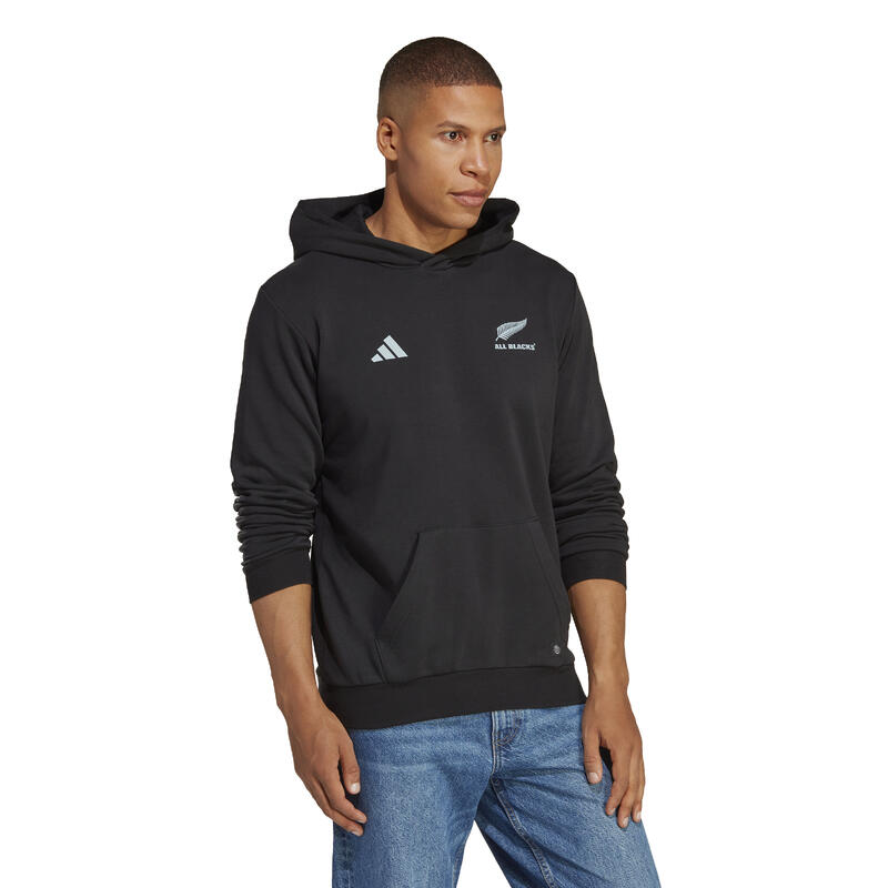 HOODIE DE RUGBY SUPPORTERS ALL BLACKS ADULTE NOIR