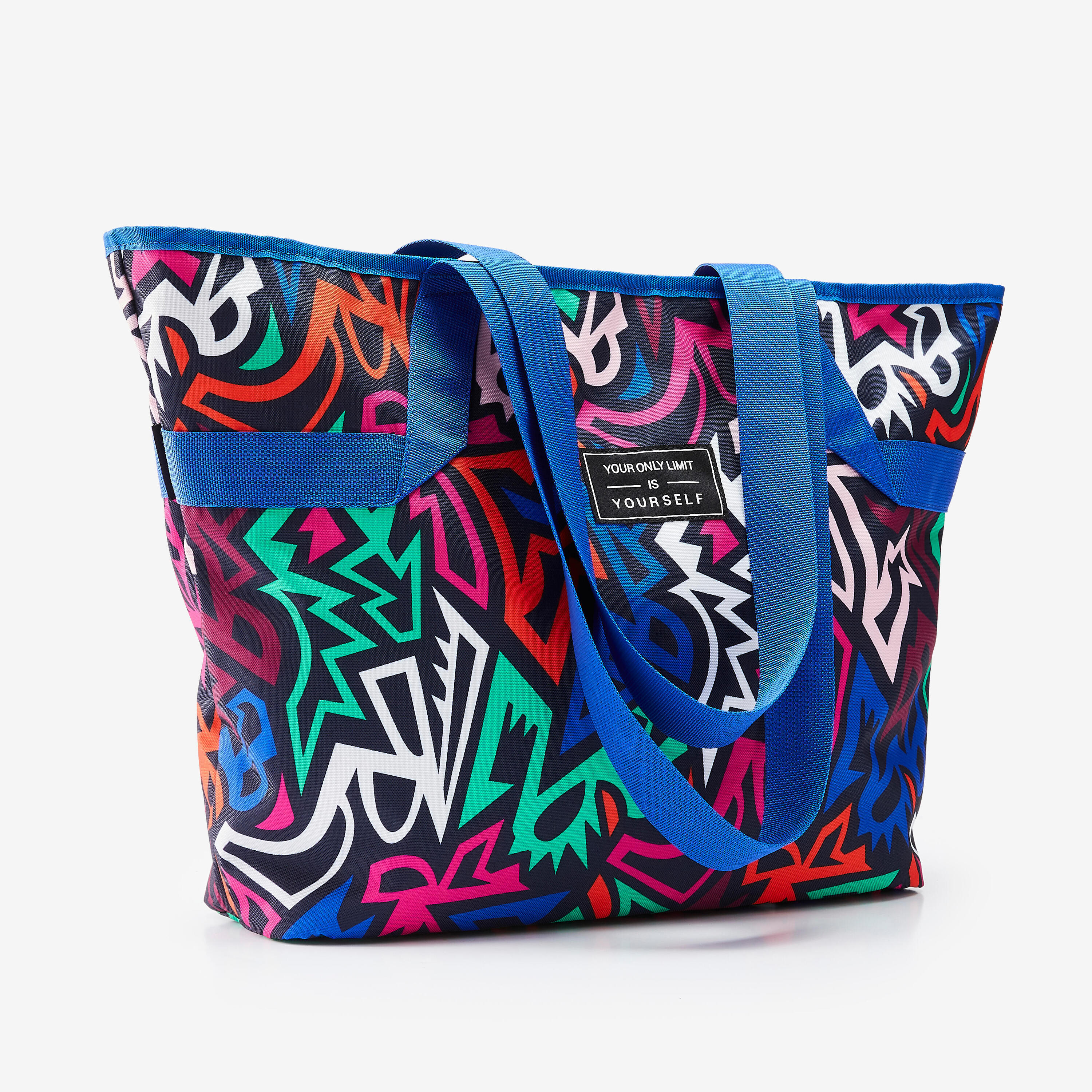 DOMYOS 25 L Fitness Tote Bag - Multicoloured Print