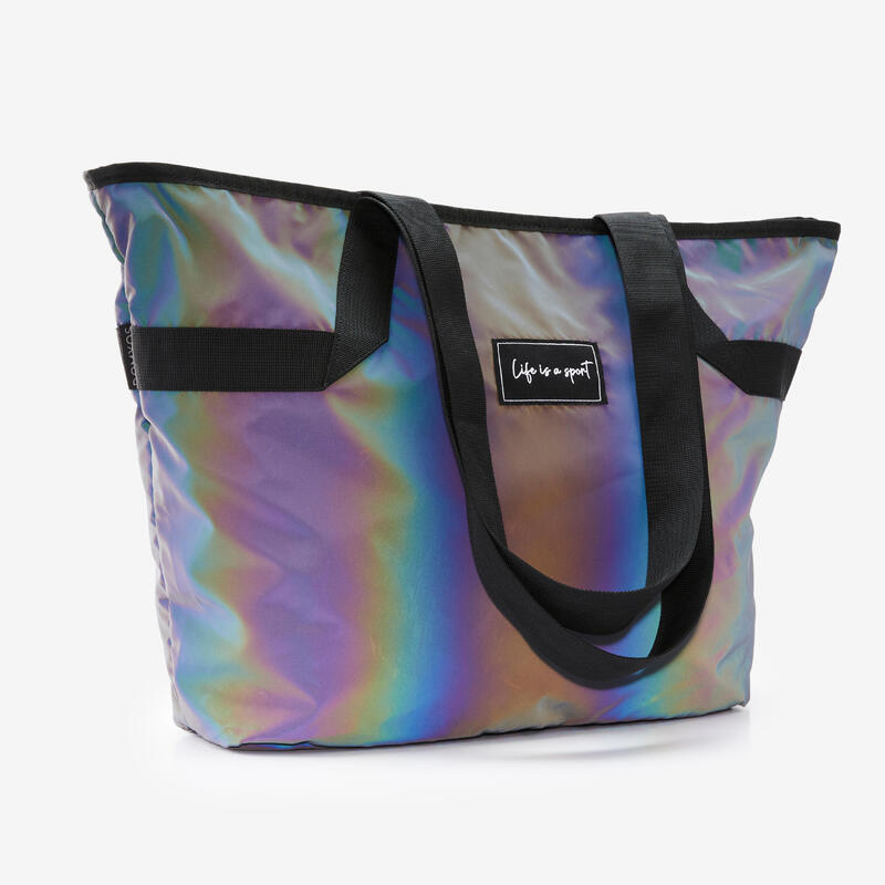 25 L Sport Tote - Reflective Black