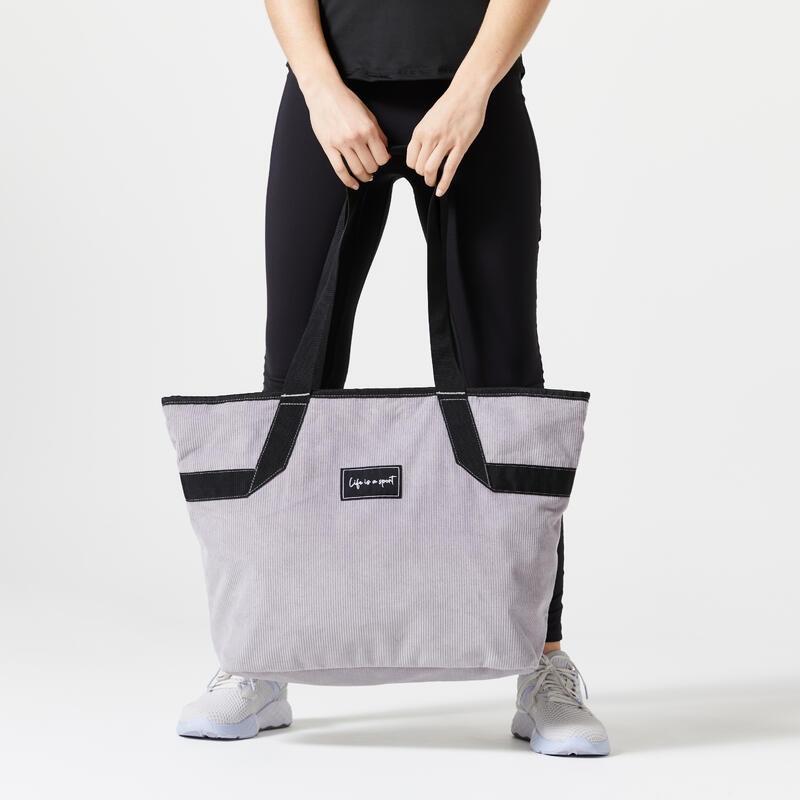 Bolsa Deporte Gris Pana 25 l