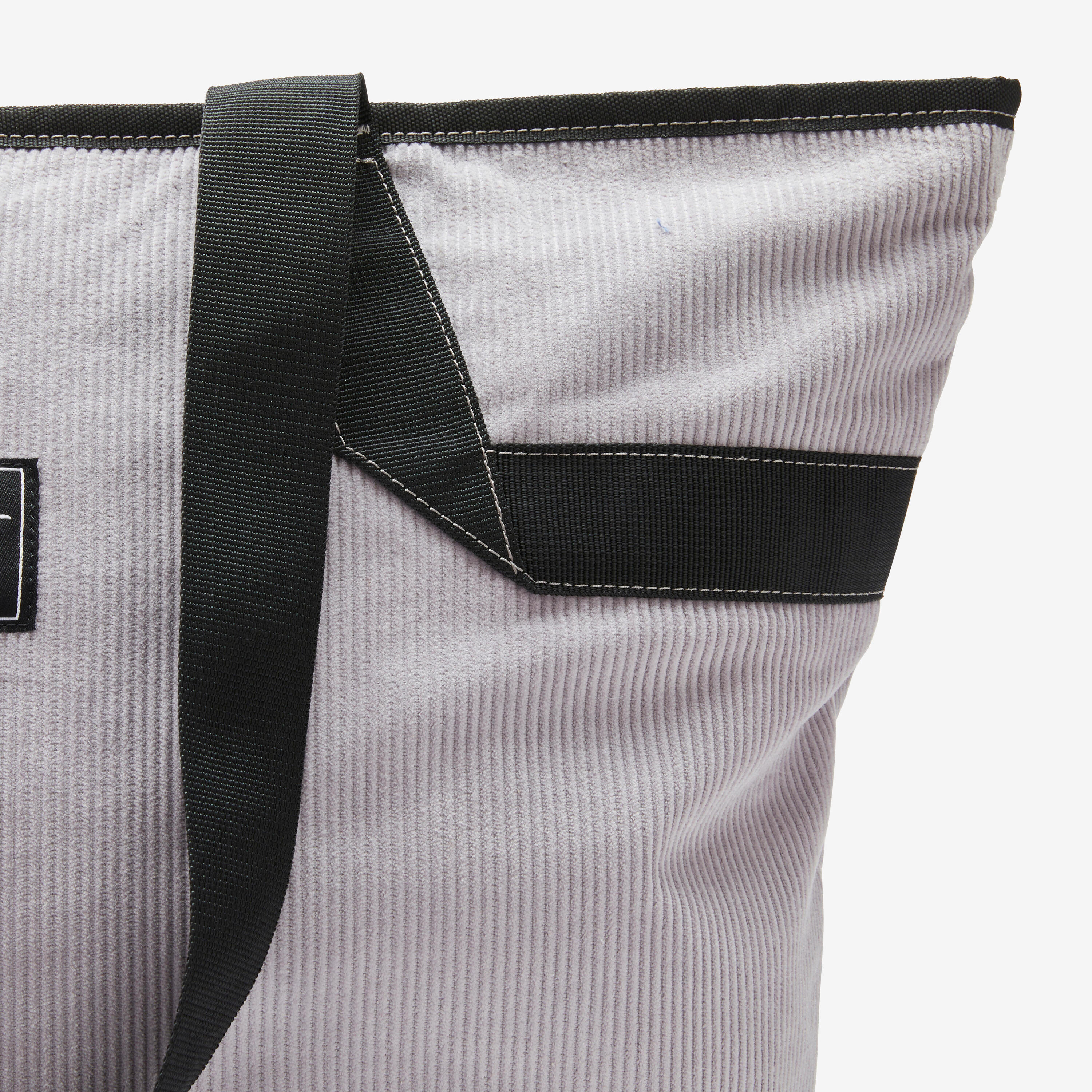 25 L Corduroy Sport Tote Bag - Grey 5/9