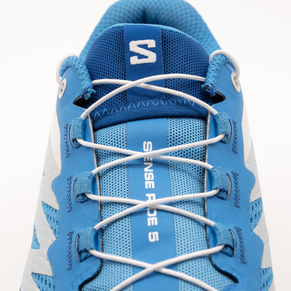 Trailrunningschuhe Herren Salomon - Sense Ride 5 blau/weiss