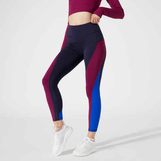 
      Leggings Damen hoher Taillenbund - FTI 520 lila/blau
  