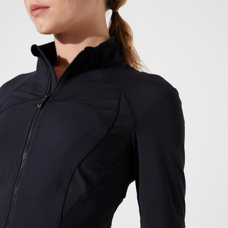 Chaqueta Entrenamiento 900 Mujer Negro Ventilada