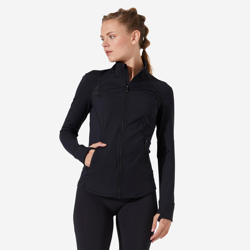 Women's Training Ventilated Jacket 900 - Black