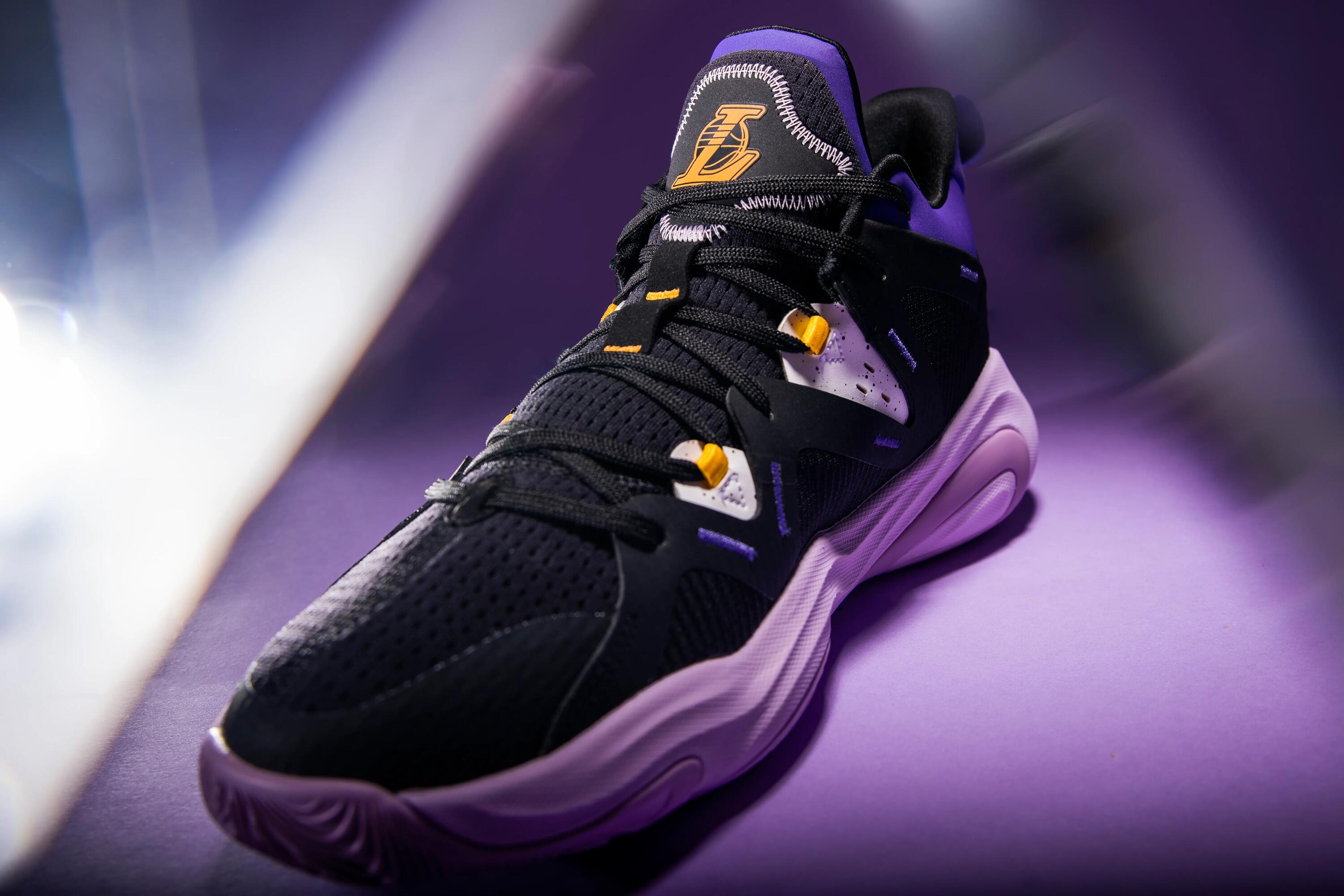Men's/Women's Basketball Shoes 900 NBA MID-3 - Los Angeles Lakers/Black 9/20