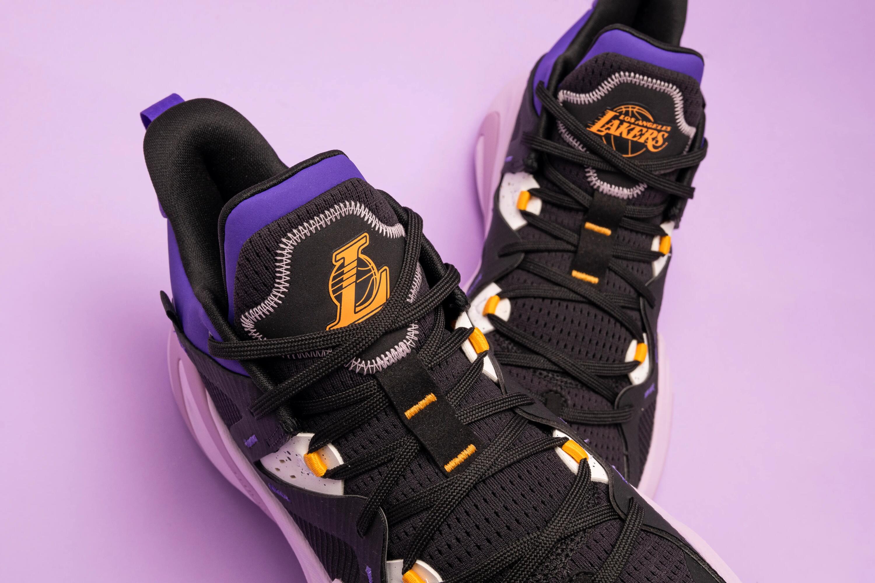Men's/Women's Basketball Shoes 900 NBA MID-3 - Los Angeles Lakers/Black 17/20