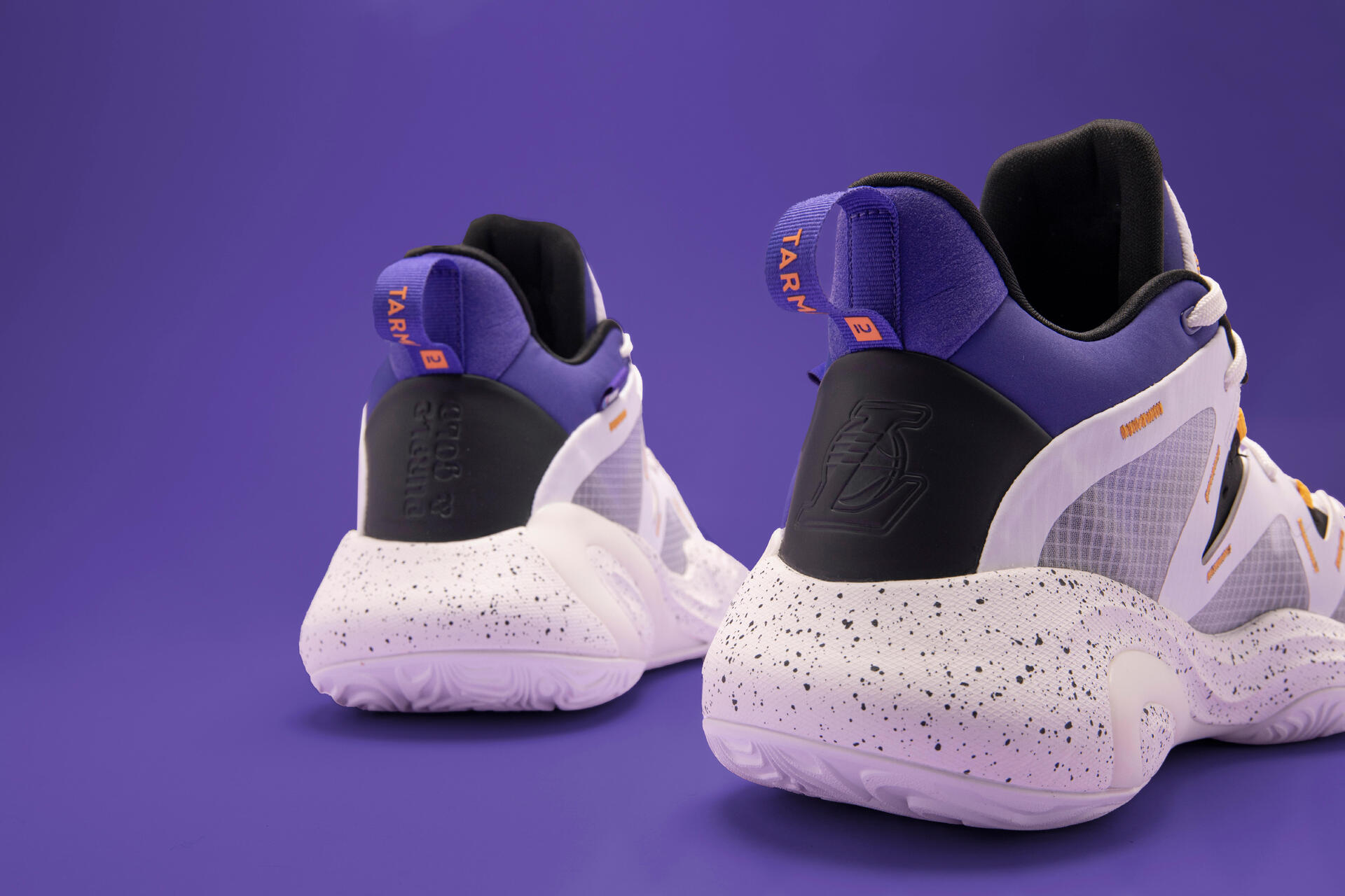 Men's/Women's Basketball Shoes 900 NBA MID-3 White/NBA Los Angeles Lakers