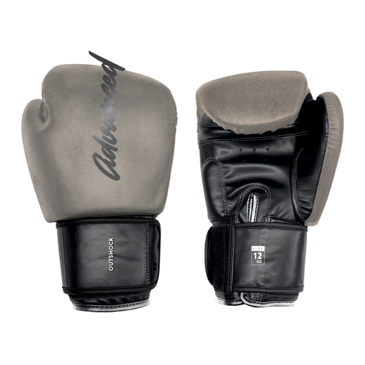 GANTS DE KICK-BOXING, MUAY-THAÏ 500 - GRIS