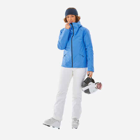 WOMEN’S WARM SKI JACKET 500 - BLUE