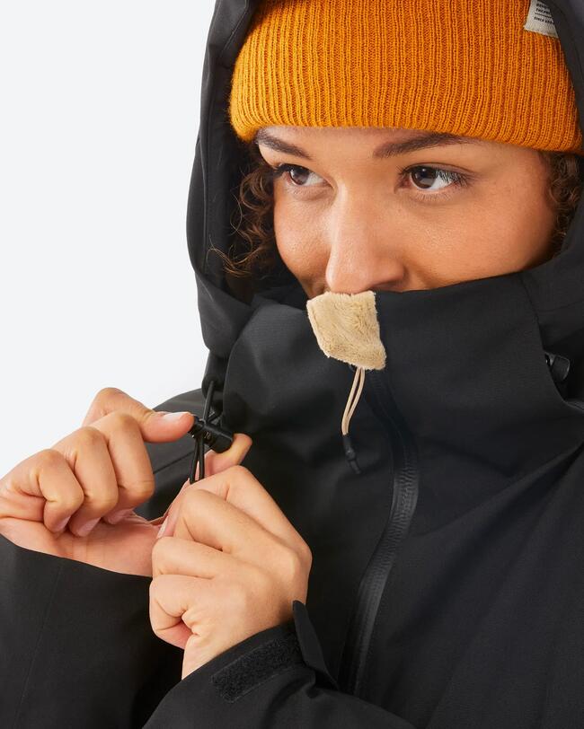 WOMEN’S WARM SKI JACKET 500 - RED