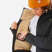 Women’s Warm and Waterproof Ski Jacket 500 - Black