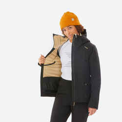 WOMEN’S WARM SKI JACKET 500 - BLACK