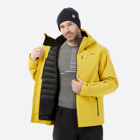 Куртка лижна чоловіча 500 тепла жовта