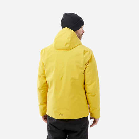 Vyriška šilta slidinėjimo striukė „500“, geltona