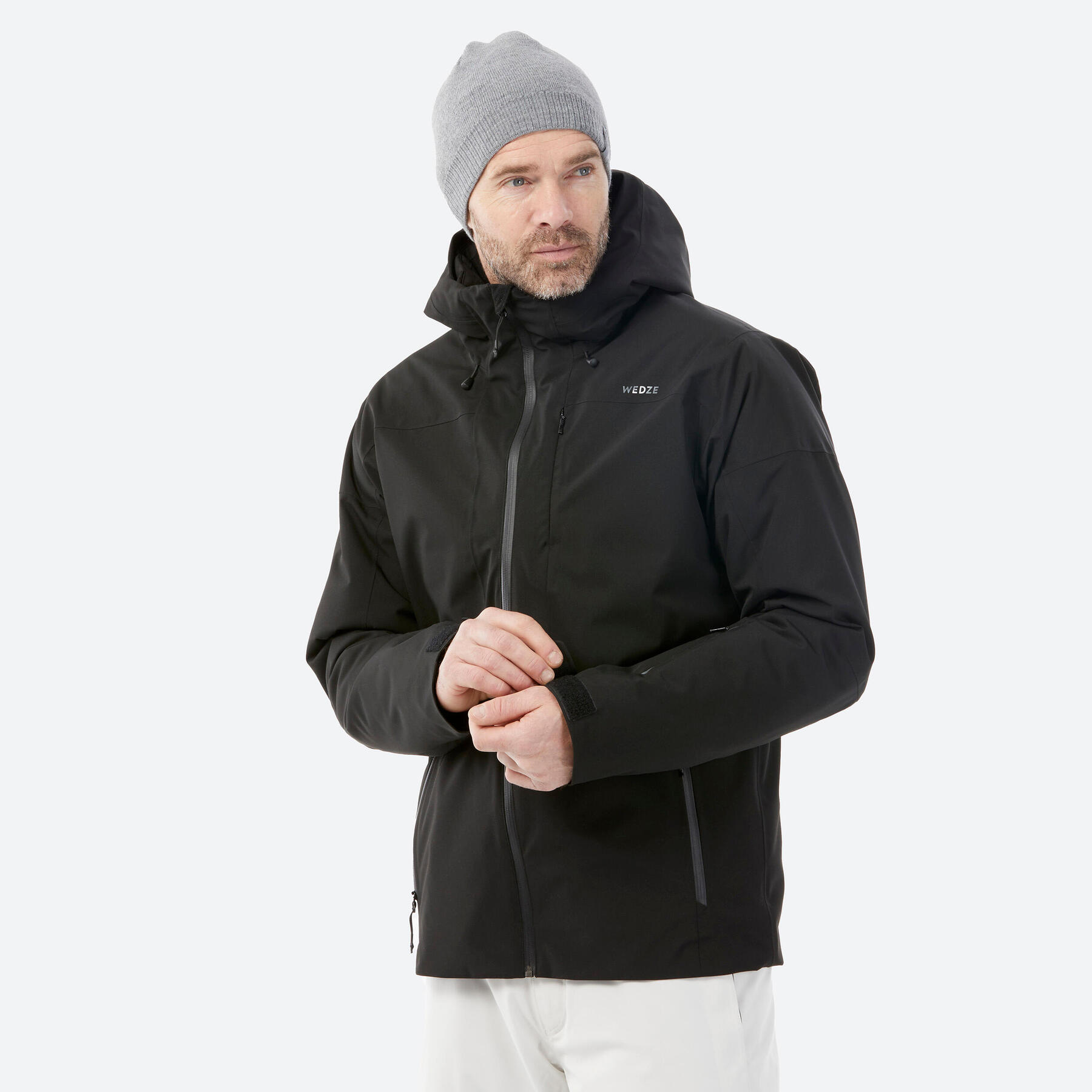 Men's Warm Ski Jacket 500 Black
