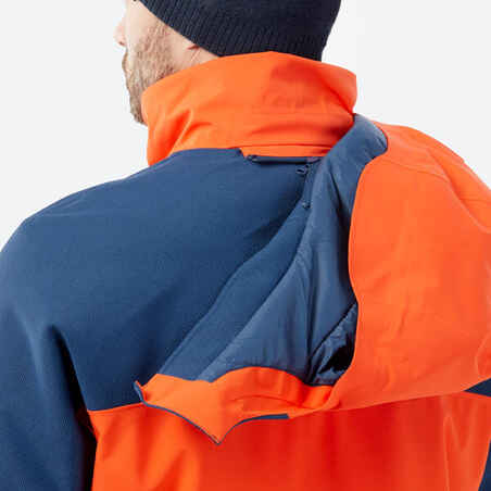 Men’s  All Mountain 500 Ski Jacket - Orange and Blue