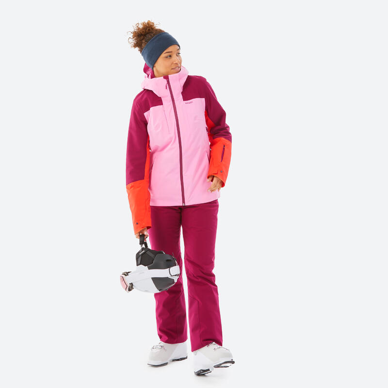 Casaco de ski mulher 500 sport - rosa/fúchia